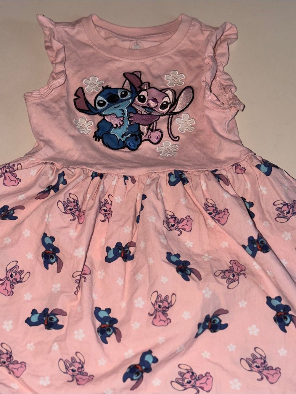 Girls Bundle including Disney Lilo & Stitch Pink Sleeveless Dress